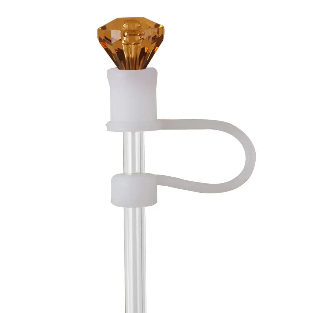Silicone Straw Plug Diamond Shape Dust Cap | 10 Colors Straw Dust Cap Richie's Color 2