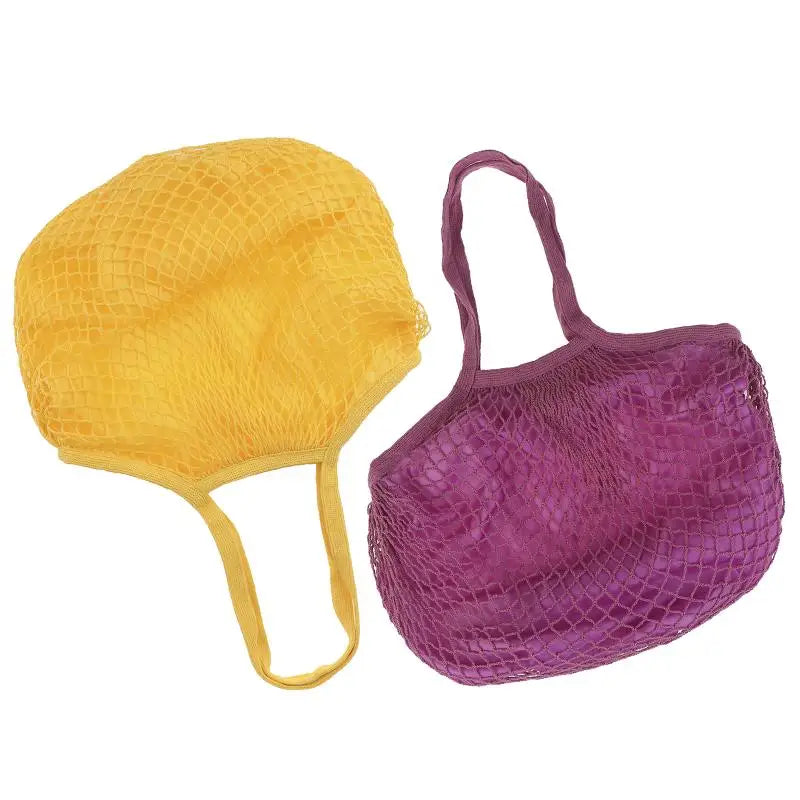 Foldable Cotton Mesh Grocery Tote – Reusable Eco Shopping Bag Reusable Tote Bag Richie's