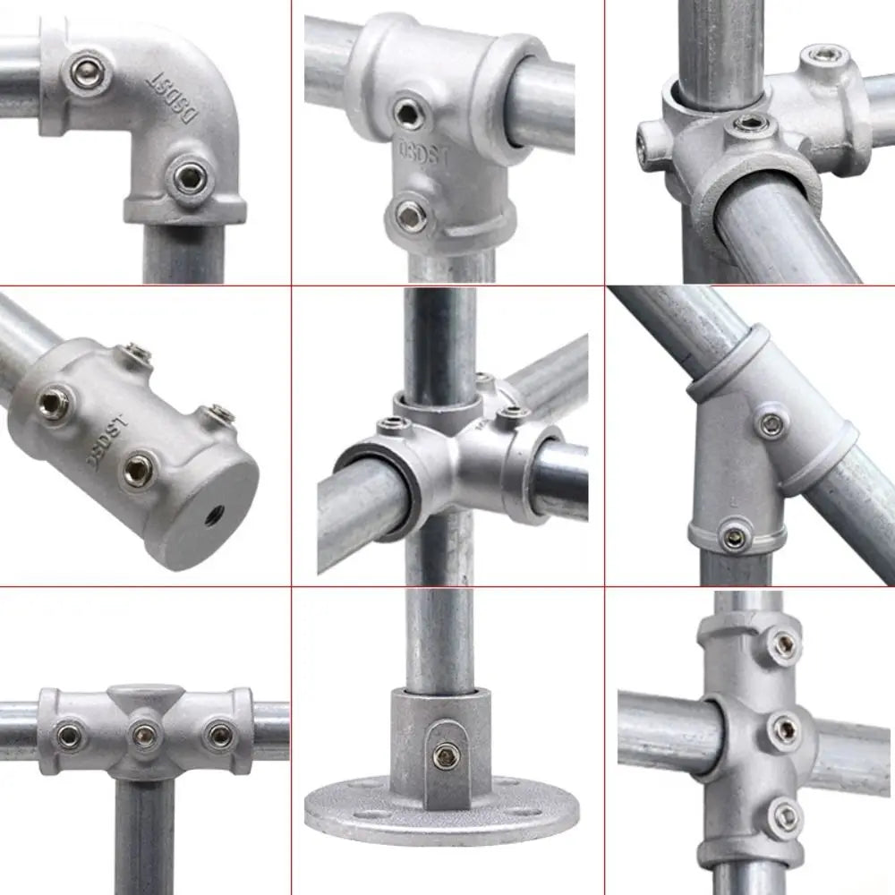 Aluminum Alloy Pipe Fitting Connector 1/2" & 3/4" Corner Elbow Pipe Fitting Connector Richie's