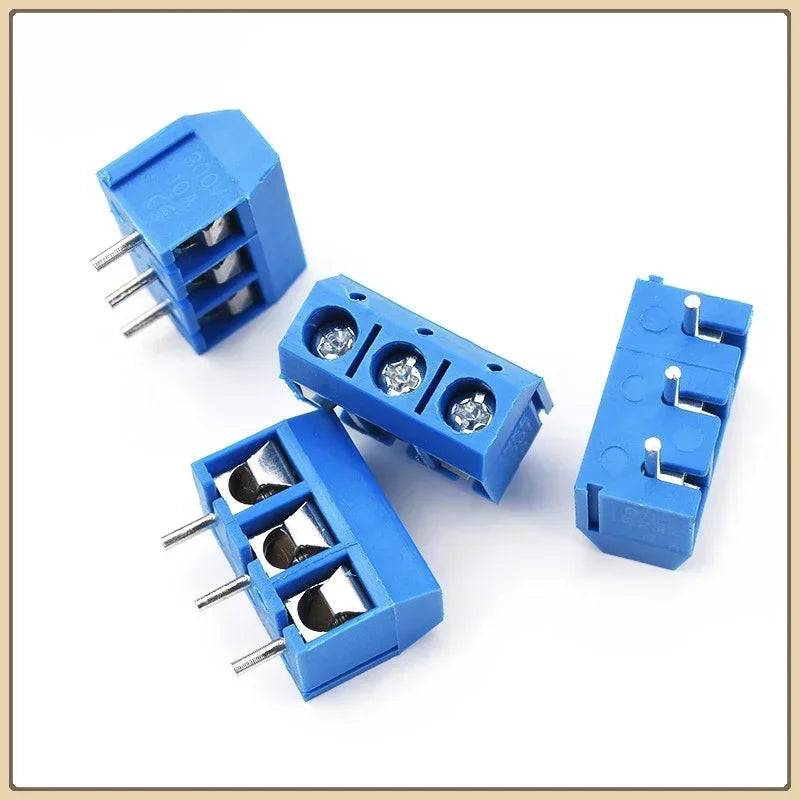KF301 PCB Screw Terminal Block 2P 3P 4P 5mm Pitch Plug-In PCB Terminal Block Richie's