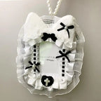 Sweet Plush Lace Photocard Holder with Bowknot Pendant Photocard Holder Richie's A9