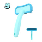 Silicone Pet Comb for Cats, Rabbits & Guinea Pigs S/L Pet Grooming Comb Richie's blue S