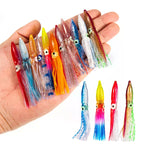 10pcs 8cm PVC Soft Squid Lures – Tuna & Sailfish Fishing Bait Soft Fishing Lures Richie's