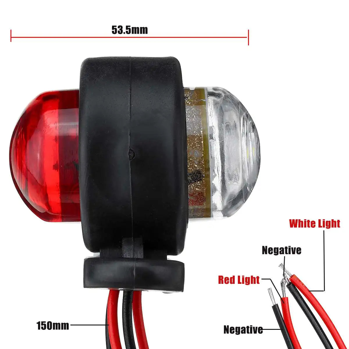 Mini LED Side Marker Light 12V 24V Waterproof Universal Truck Van LED Marker Light Richie's