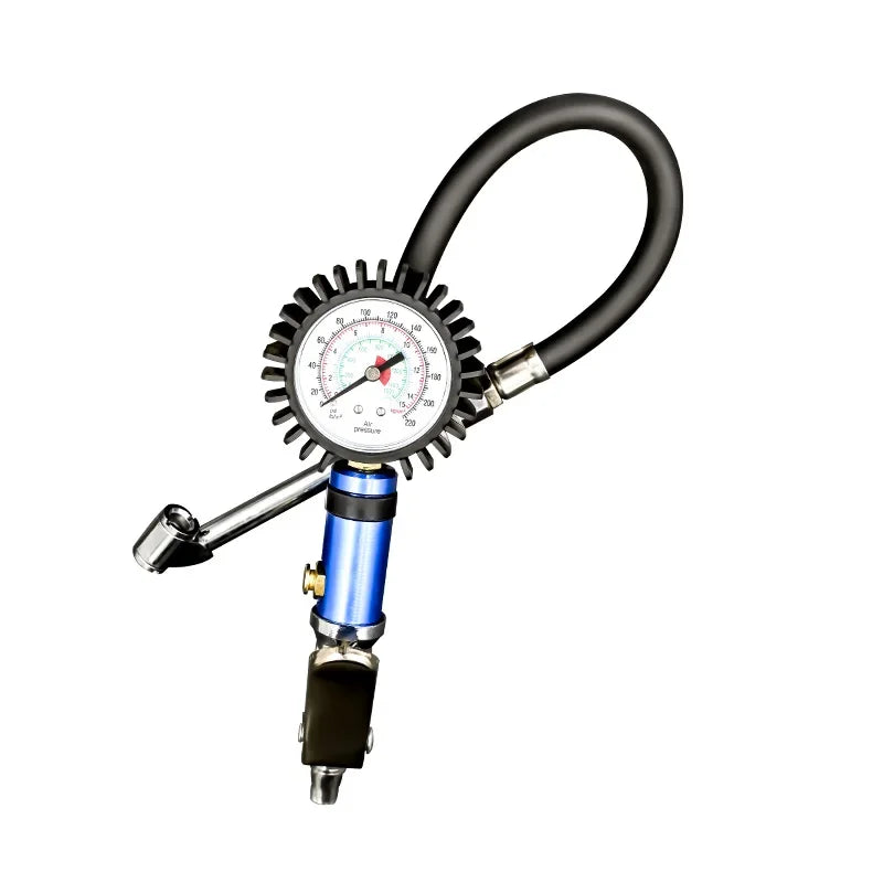Tire Inflator Gun with Pressure Gauge & Quick Connector Tire Inflator Gun Richie's Black