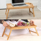 Bamboo Folding Table – Mini Laptop Bed Desk & Sofa Tray Bamboo Folding Desk Richie's