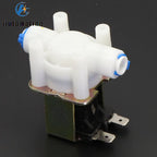 Solenoid Valve RO Water Purifier DC 12V 24V AC 220V 1/4" N/C N/O Solenoid Water Valve Richie's