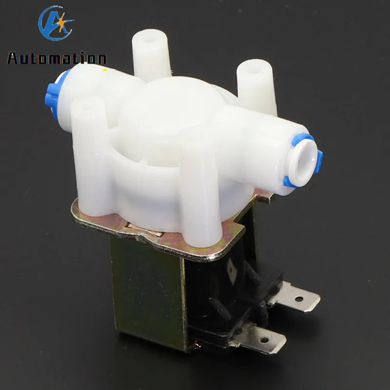 Solenoid Valve RO Water Purifier DC 12V 24V AC 220V 1/4" N/C N/O Solenoid Water Valve Richie's