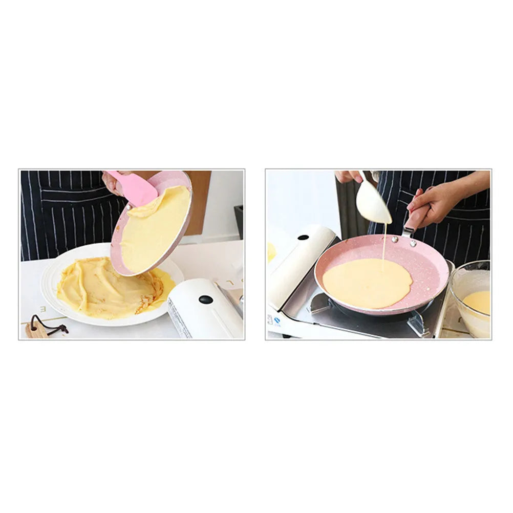 Aluminum Nonstick Frying Pan – Pancake & Omelette Skillet Pink Nonstick Frying Pan Richie's