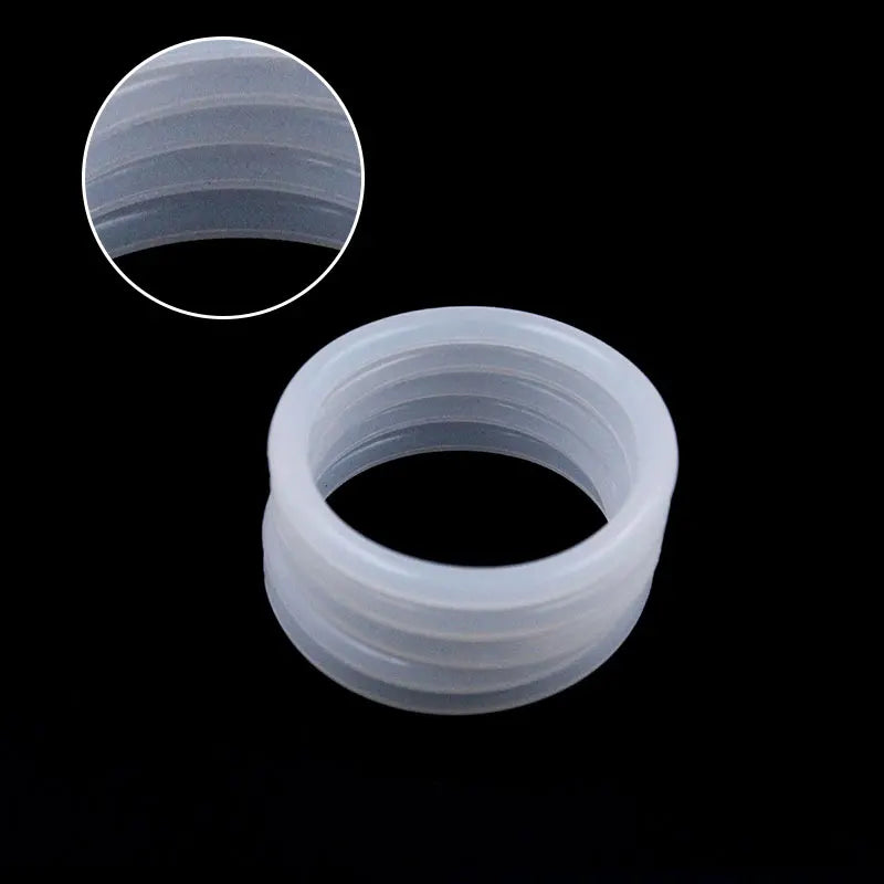5-Pack White VMQ Silicone O-Rings CS5.7mm OD30–50mm Gasket Silicone O-Ring Gasket Richie's