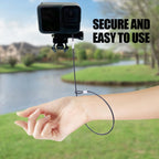 60CM Stainless Steel Camera Safety Lanyard for GoPro DJI Insta360 Camera Safety Lanyard Richie's