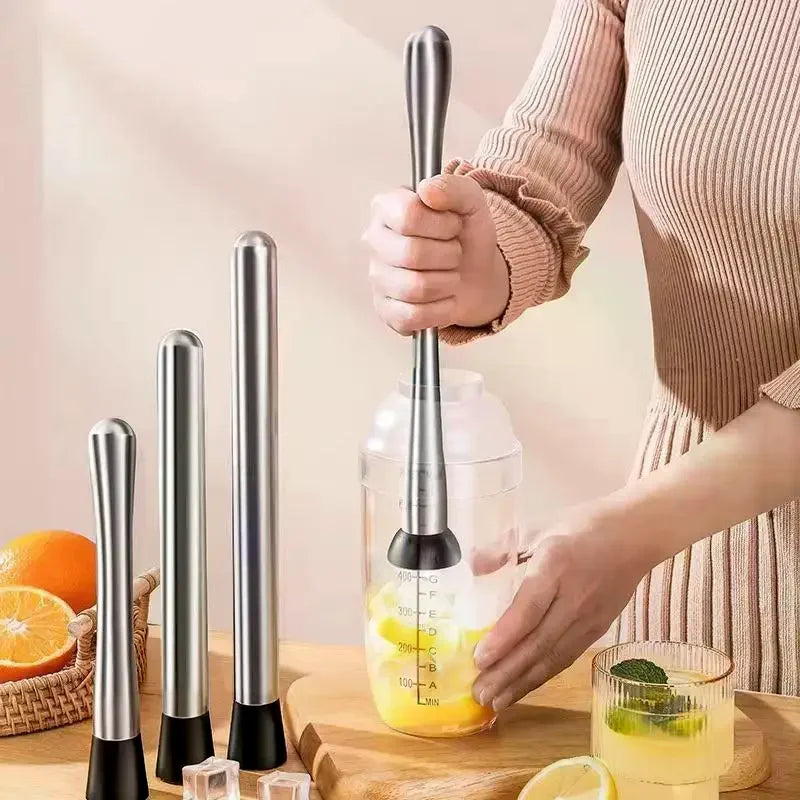 Stainless Steel Cocktail Muddler & Ice Crushing Hammer Tool Cocktail Muddler Tool Richie's