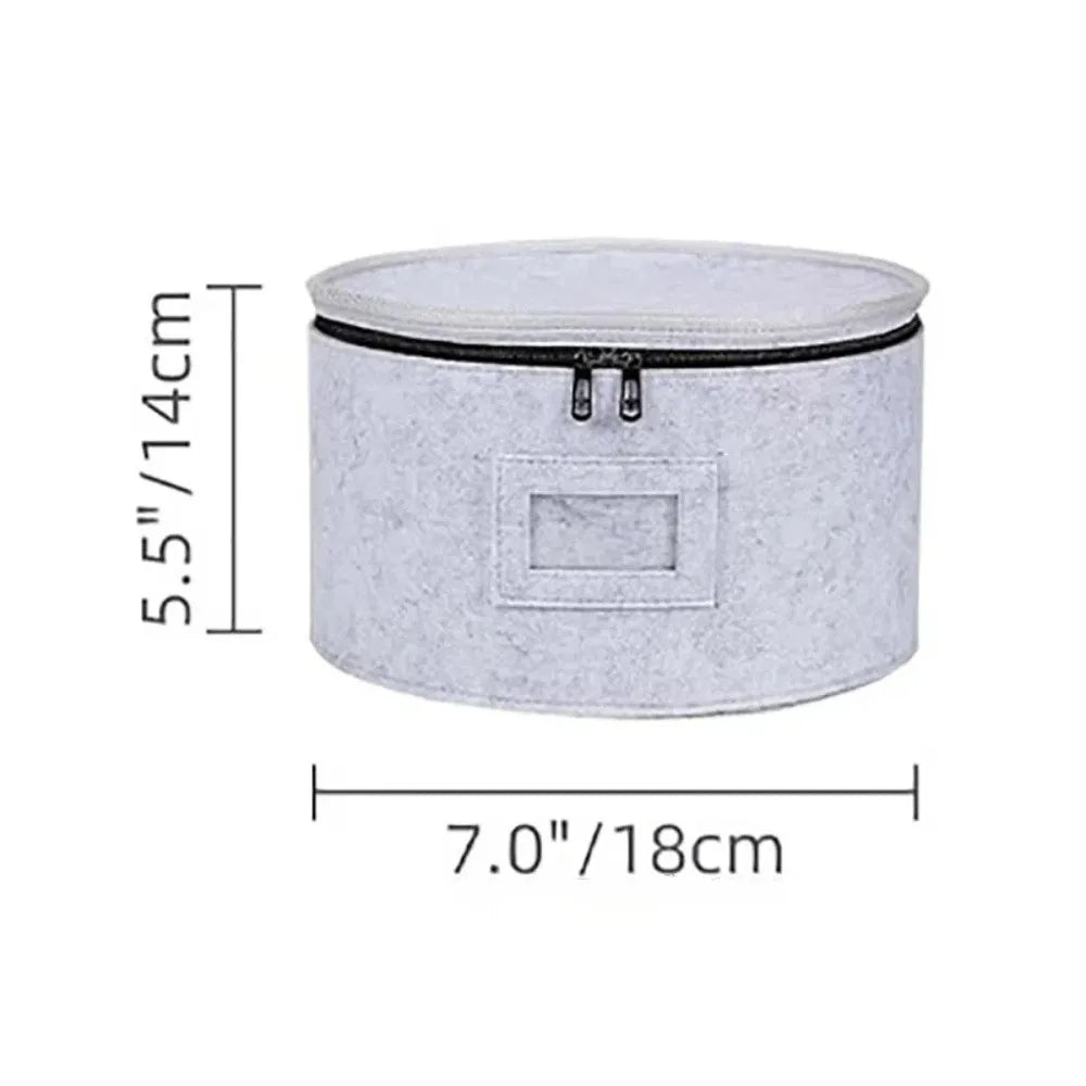 Zippered Felt Storage Bag – Multi-Use Home Organizer Bucket Felt Storage Organizer Richie's S
