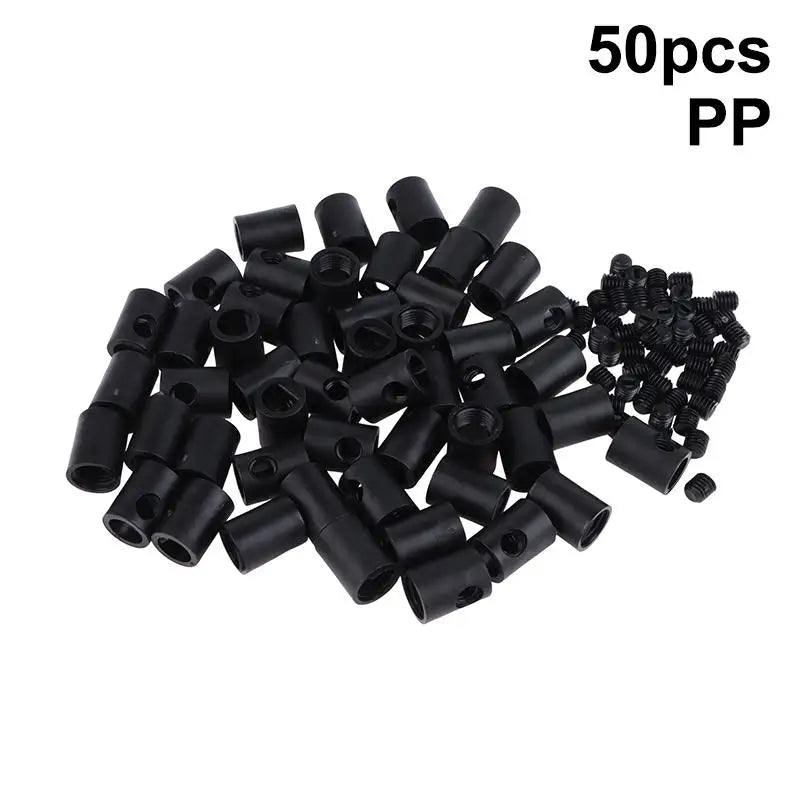 50Pcs M10 Plastic Cord Grips Cable Strain Relief Wire Clamps Cable Strain Relief Richie's PP 50pcs Black