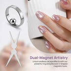 Cat Eye Magnet Ring Set for 3D Gel Polish Nail Art Nail Art Magnet Tool Richie's