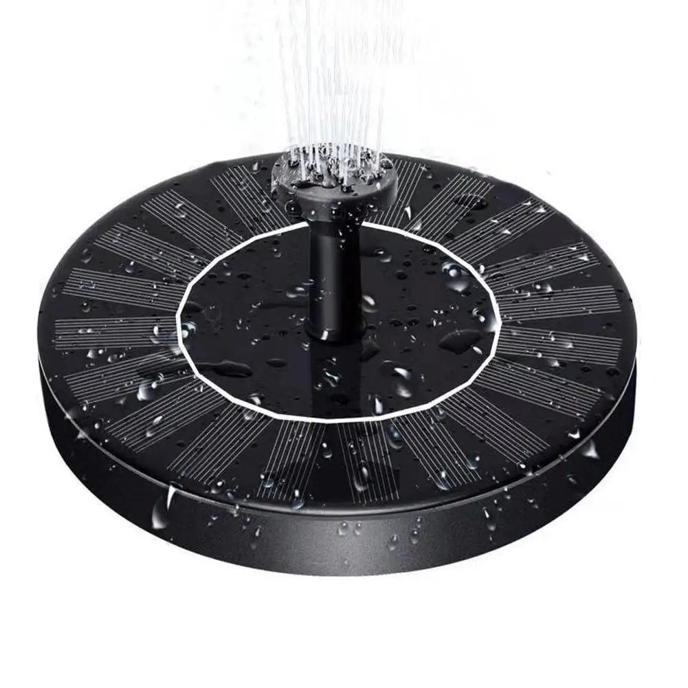 Solar Fountain Pump RGB LED Light – Pond, Bird Bath & Pool Solar Fountain Pump Richie's no light