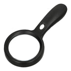 10X LED Illuminated Magnifying Glass – 12 LEDs, Optical Glass Illuminated Magnifier Richie's black