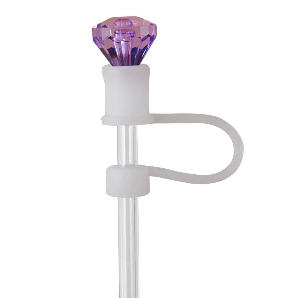 Silicone Straw Plug Diamond Shape Dust Cap | 10 Colors Straw Dust Cap Richie's Color 6