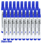 Colorful Erasable Whiteboard Markers 10-Pack | Smooth Writing Whiteboard Markers Richie's blue 20pcs