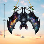 2D Acrylic Bat Suncatcher – Halloween Hanging Wall Ornament Halloween Ornament Richie's Pendant B 1pc