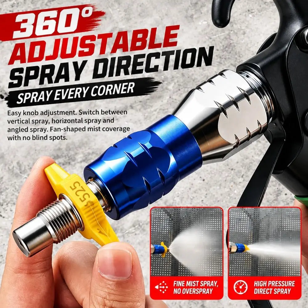 Stainless Steel Quick Connect Airless Paint Sprayer Nozzle Tip Paint Sprayer Nozzle Richie's