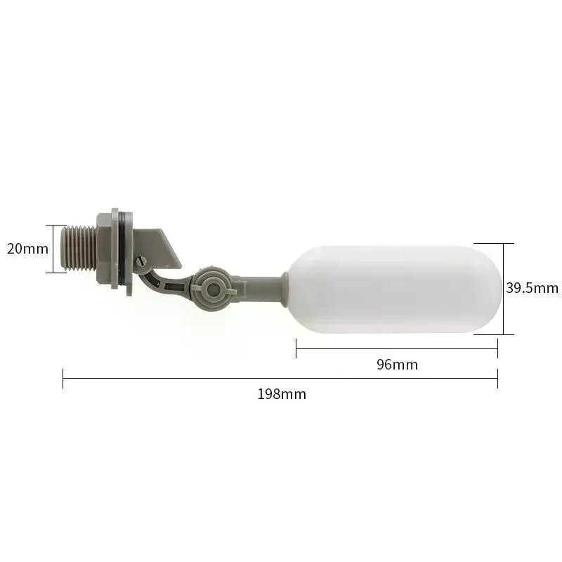DN15 1/2" Adjustable Float Valve for Water Tank & Hydroponics Float Valve Richie's