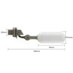 DN15 1/2" Adjustable Float Valve for Water Tank & Hydroponics Float Valve Richie's