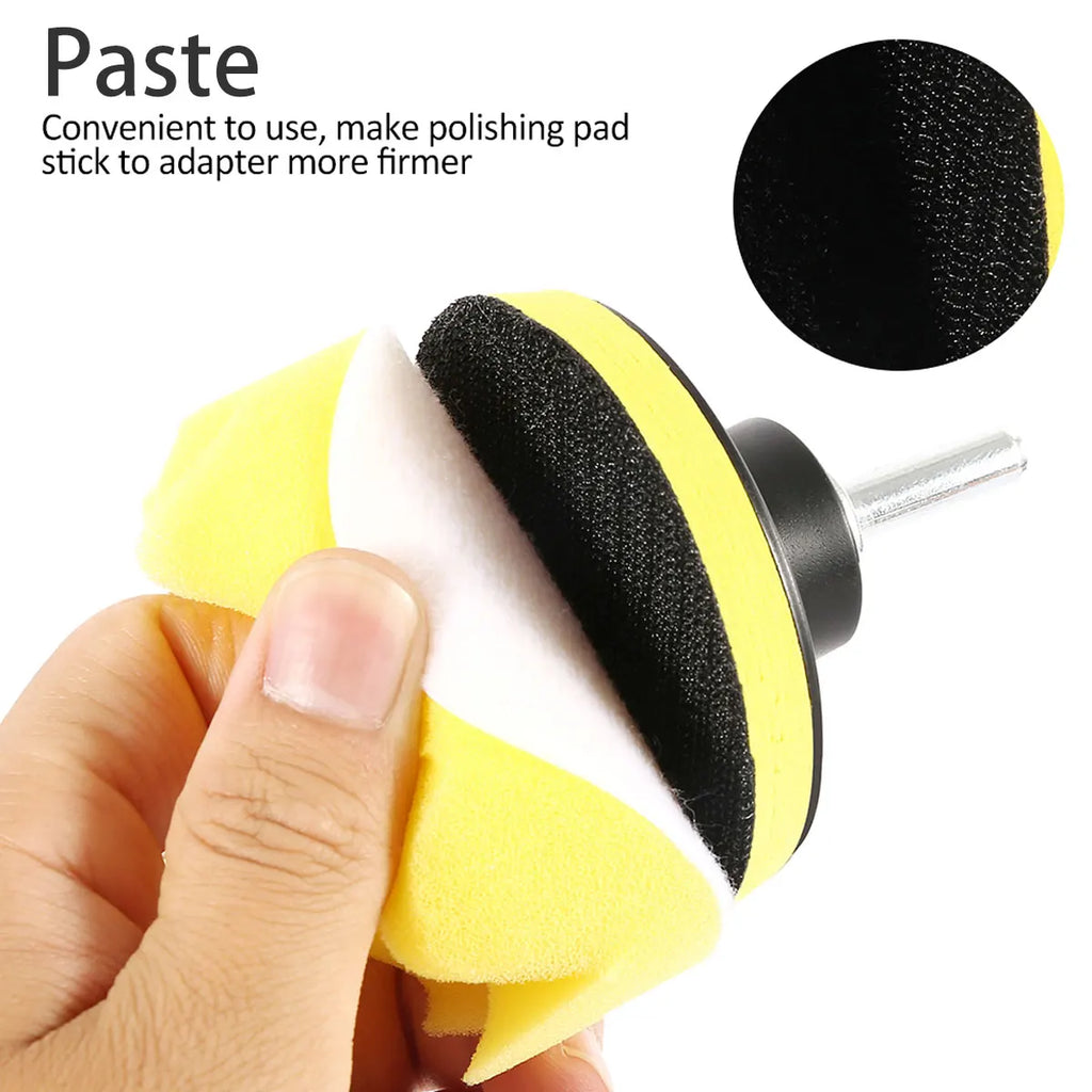 11-Pc 3" Car Polishing Buffing Pad Kit – Drill Attachment Car Polishing Kit Richie's