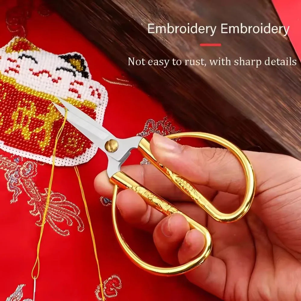 Mini Retro Stainless Steel Sewing Scissors – Embroidery & Fabric Sewing Scissors Richie's