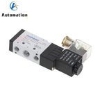 4V210-08 Pneumatic Solenoid Valve 5/2-Way 1/4" DC12V/24V AC110V/220V Pneumatic Solenoid Valve Richie's