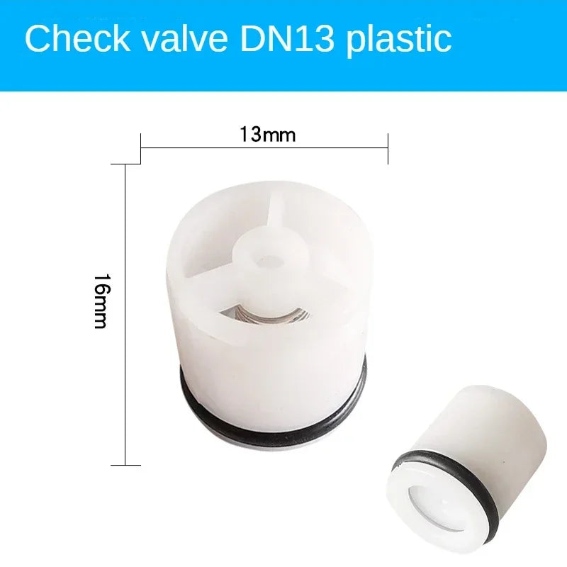 500 Pcs Plastic Inline Spring Check Valve Pipe Fittings Pipe Check Valve Richie's DN13