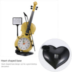 Violin Shaped Alarm Clock – Cute Novelty Bedside Desk Clock Novelty Alarm Clock Richie's