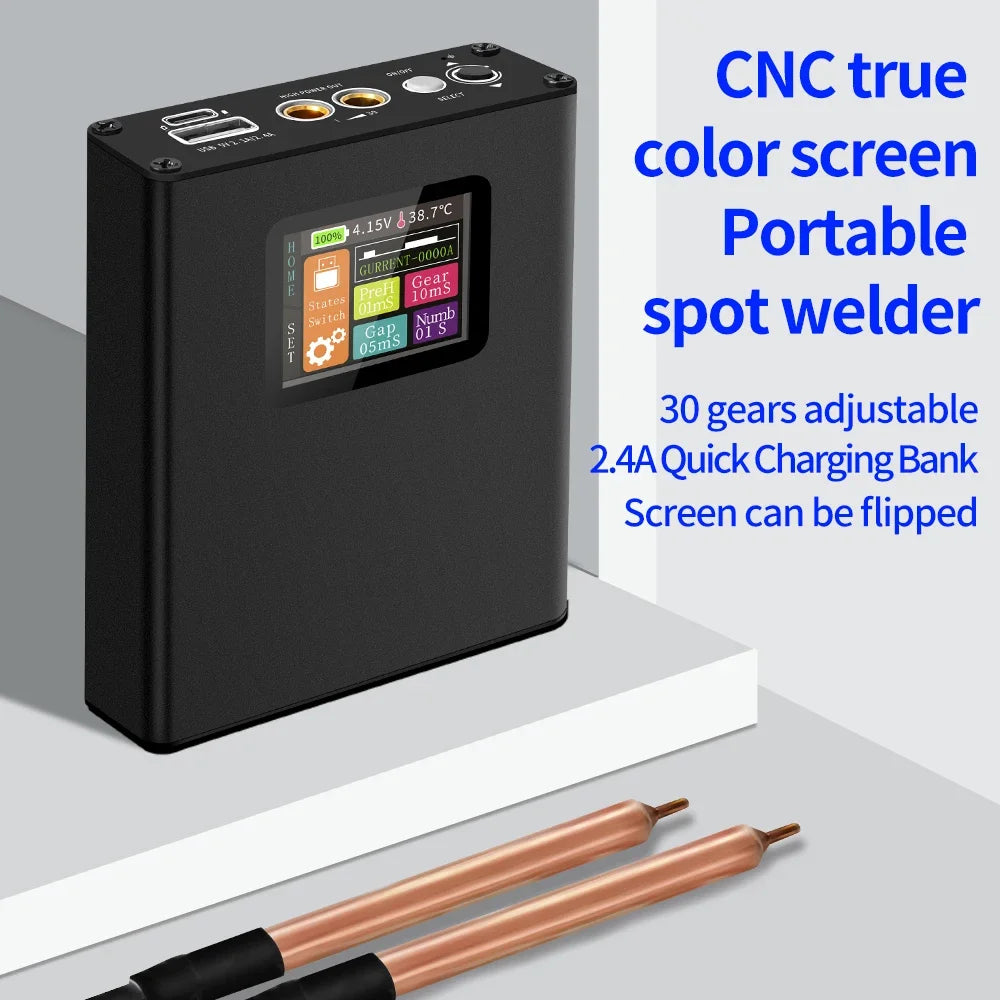 30-Gear 18650 Battery Spot Welder – LCD Digital Display Kit Spot Welder Richie's