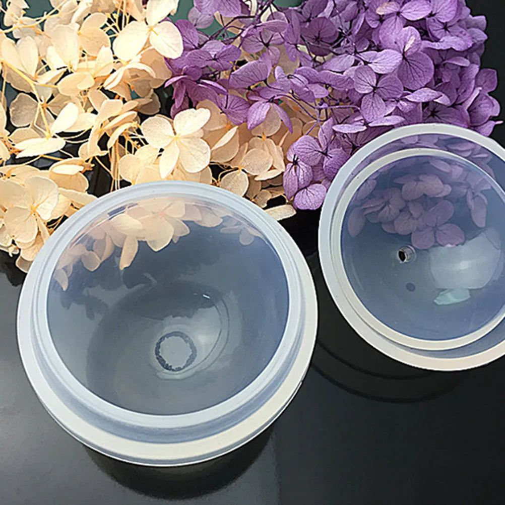 Transparent Food Grade Silicone Sphere Mould for DIY Crafts Silicone Craft Mould Richie's