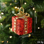 Pearl Foam Christmas Ball Ornament | Ribbed Wave Tree Decor Christmas Tree Ornament Richie's H