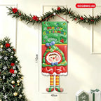 3D Santa Claus Christmas Door Hanging Banner | Holiday Decor Christmas Door Banner Richie's 4