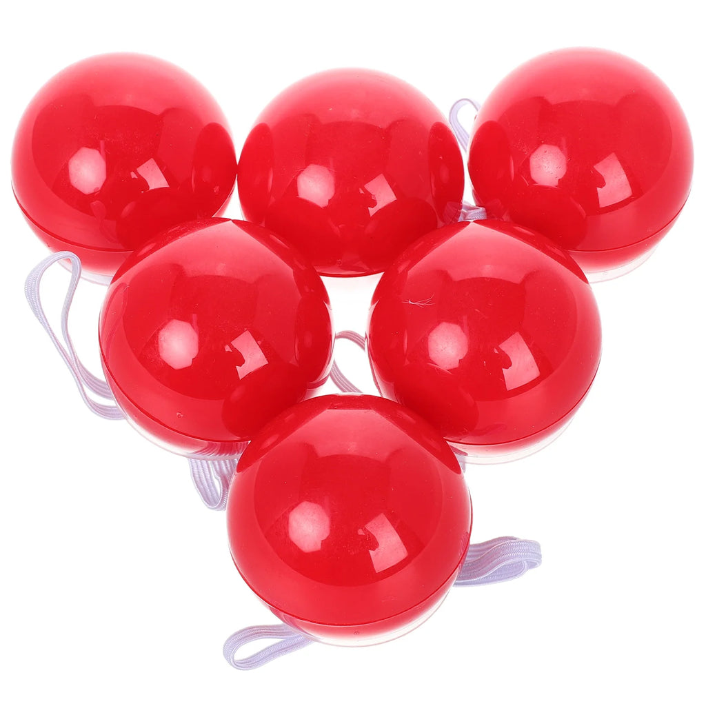 12pcs Light-Up Red Clown Noses – Halloween & Party Props Costume Party Props Richie's