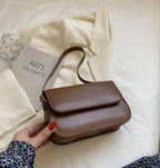 Elegant PU Leather Shoulder & Crossbody Bag for Women Shoulder Crossbody Bag Richie's coffee 23cmx15cmx5cm