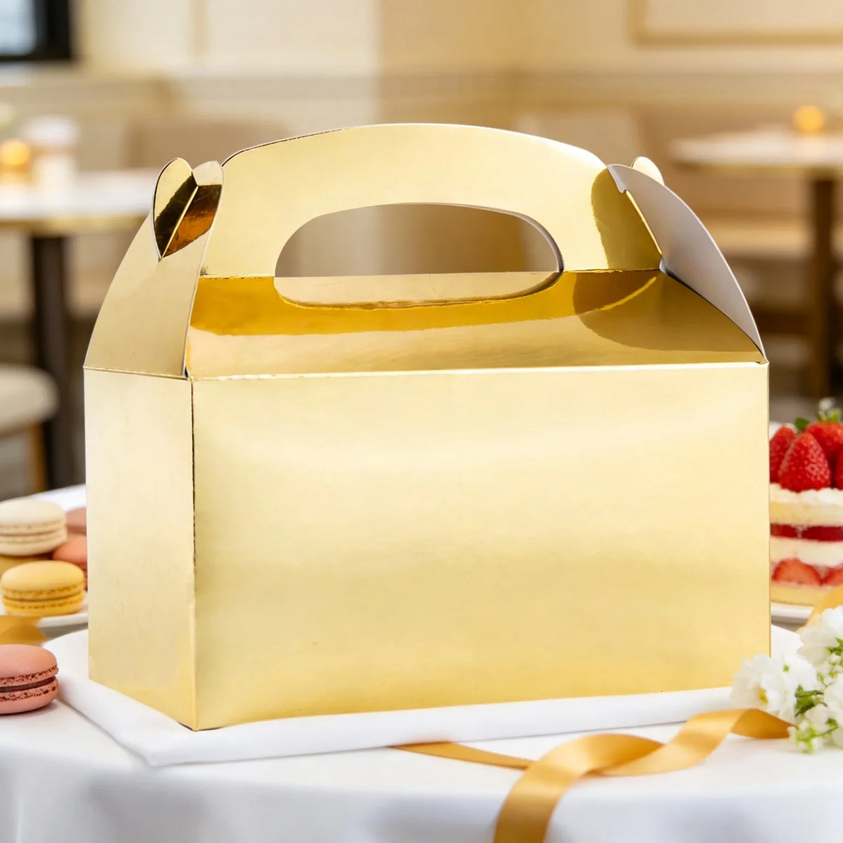 Kraft Paper Party Favor Gift Boxes with Handles – 10 Pcs Party Favor Gift Boxes Richie's