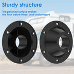 2Pcs Aluminum RV Table Pedestal Base Floor Mounting Flange Table Pedestal Base Richie's