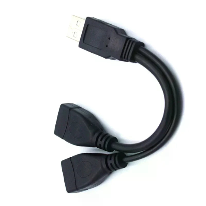 USB 2.0 Y Splitter Cable 1 Male to 2 Female – Data & Charging USB Splitter Cable Richie's