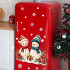 Christmas Snowman Window Cling – Removable Static Decal Window Cling Decal Richie's