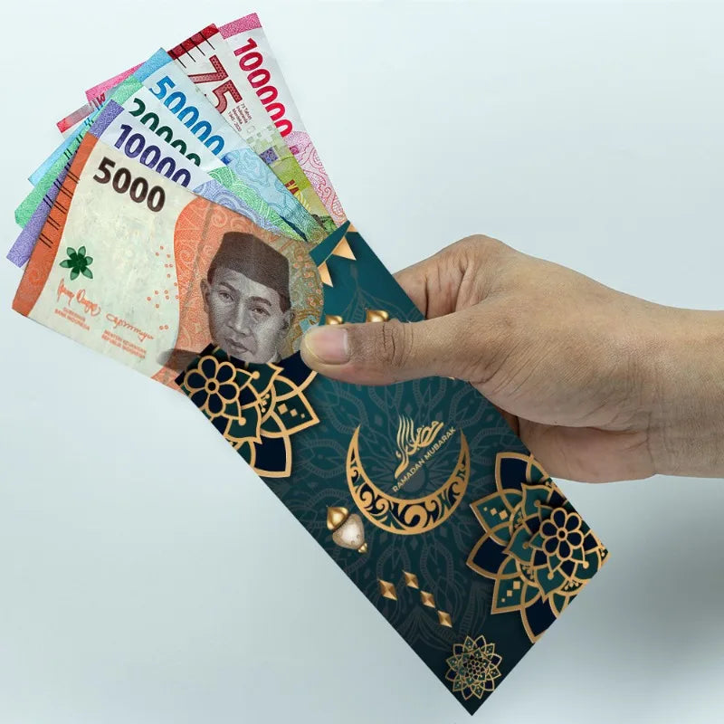 Ramadan & Moon Festival Paper Wallets & Red Envelopes Set Festive Gift Envelopes Richie's