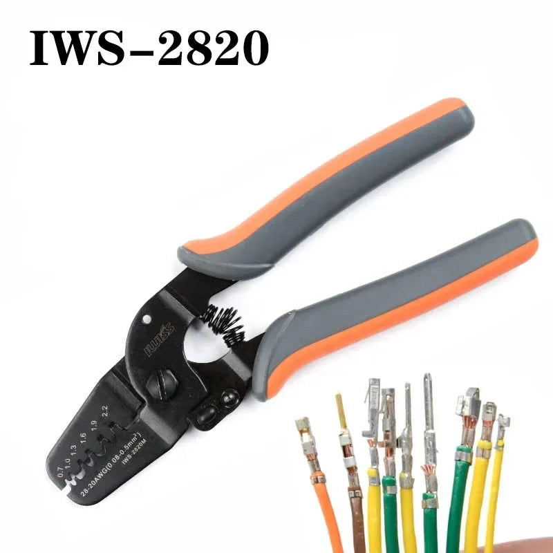 IWISS Mini Micro Open Barrel Crimping Plier AWG 28-20 Crimping Plier Richie's IWS-2820
