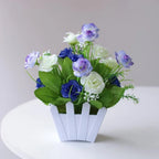 Pink Artificial Potted Flower Faux Plant Home Décor Ornament Artificial Potted Flower Richie's Blue