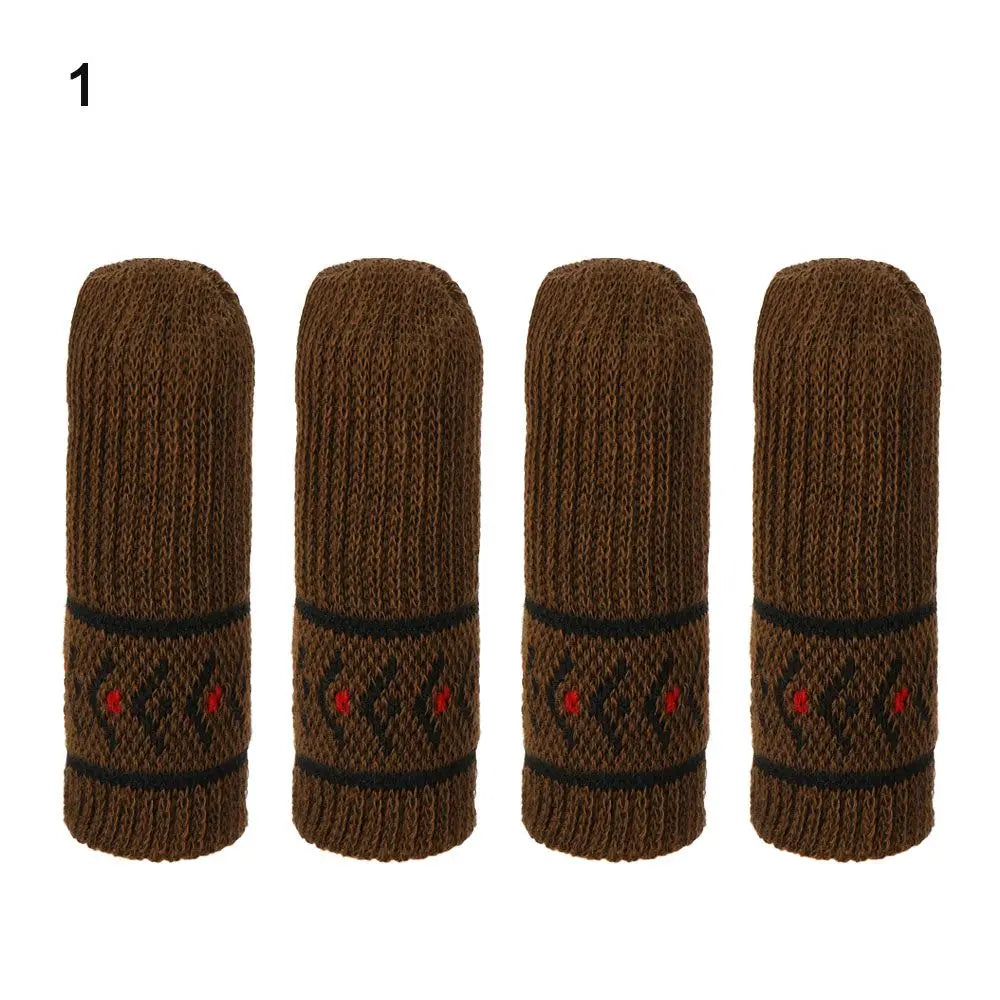 4-Pack Non-Slip Knitted Furniture Leg Covers – Floor Protector Furniture Leg Covers Richie's 1