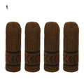 4-Pack Non-Slip Knitted Furniture Leg Covers – Floor Protector Furniture Leg Covers Richie's 1
