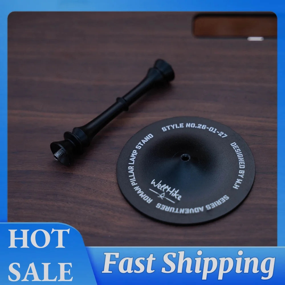 Aluminum Camping Lamp Holder 1/4" Thread Dismountable Light Stand Camping Lamp Holder Richie's
