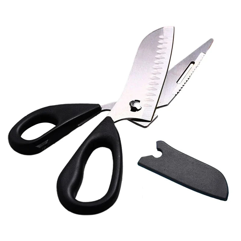 TOTNEND 5" Stainless Steel Multifunction Kitchen Scissors Kitchen Scissors Richie's 1 set