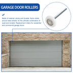 Nylon Garage Door Rollers with Stem – Quiet & Durable Garage Door Rollers Richie's